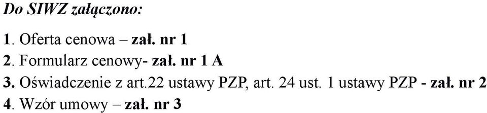 Oświadczenie z art.22 ustawy PZP, art.