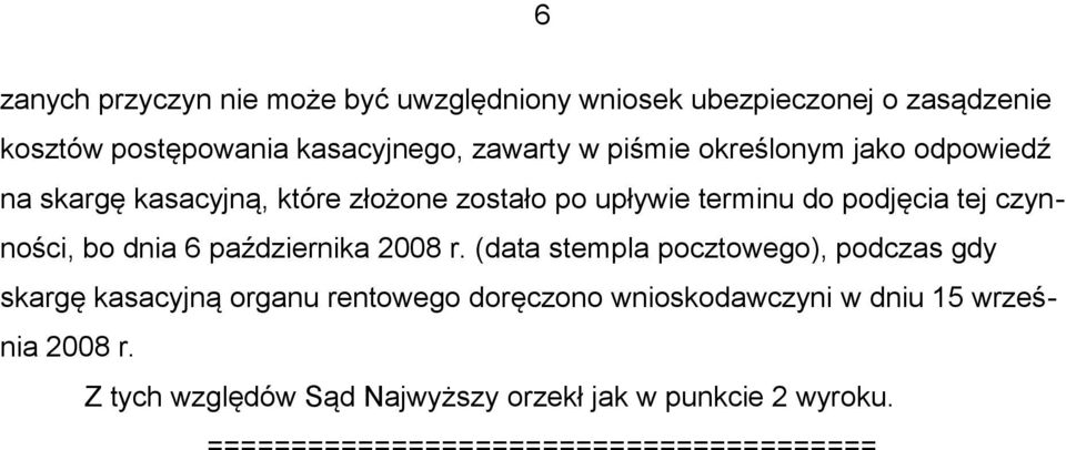 dnia 6 października 2008 r.