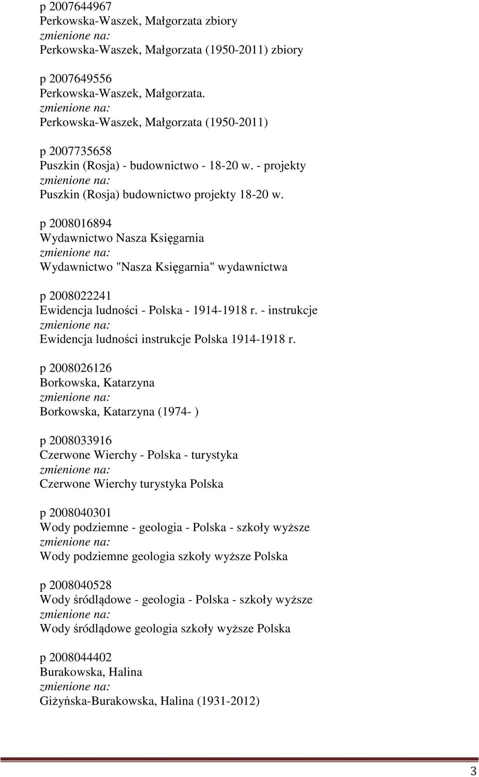 p 2008016894 Wydawnictwo Nasza Księgarnia Wydawnictwo "Nasza Księgarnia" wydawnictwa p 2008022241 Ewidencja ludności - Polska - 1914-1918 r.