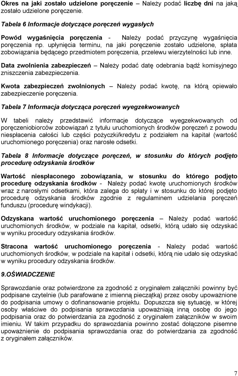 upłynięcia terminu, na jaki poręczenie zostało udzielone, spłata zobowiązania będącego przedmiotem poręczenia, przelewu wierzytelności lub inne.