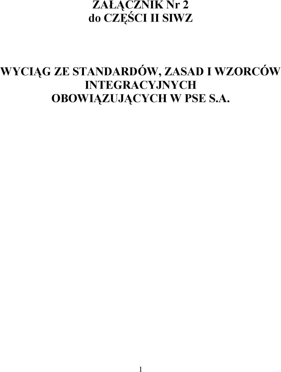 ZASAD I WZORCÓW