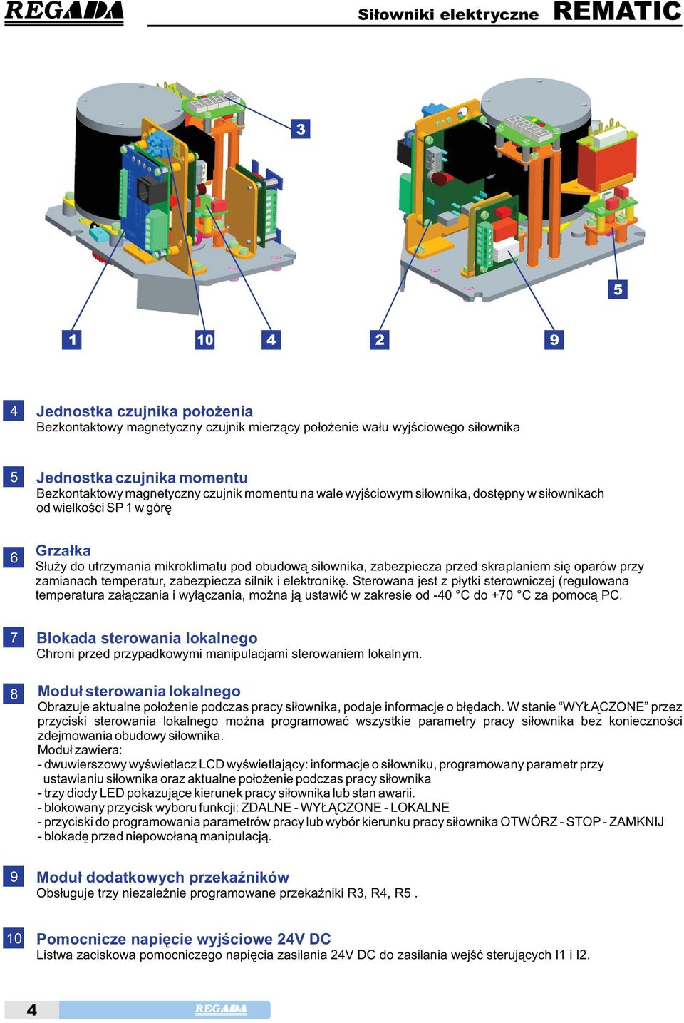 zamianachtemperatur,zabezpieczasilnikielektronik.sterowanajestzpytkisterowniczej(regulowana temperaturazaczaniaiwyczania,monajustawiwzakresieod-40 Cdo+70 CzapomocPC.