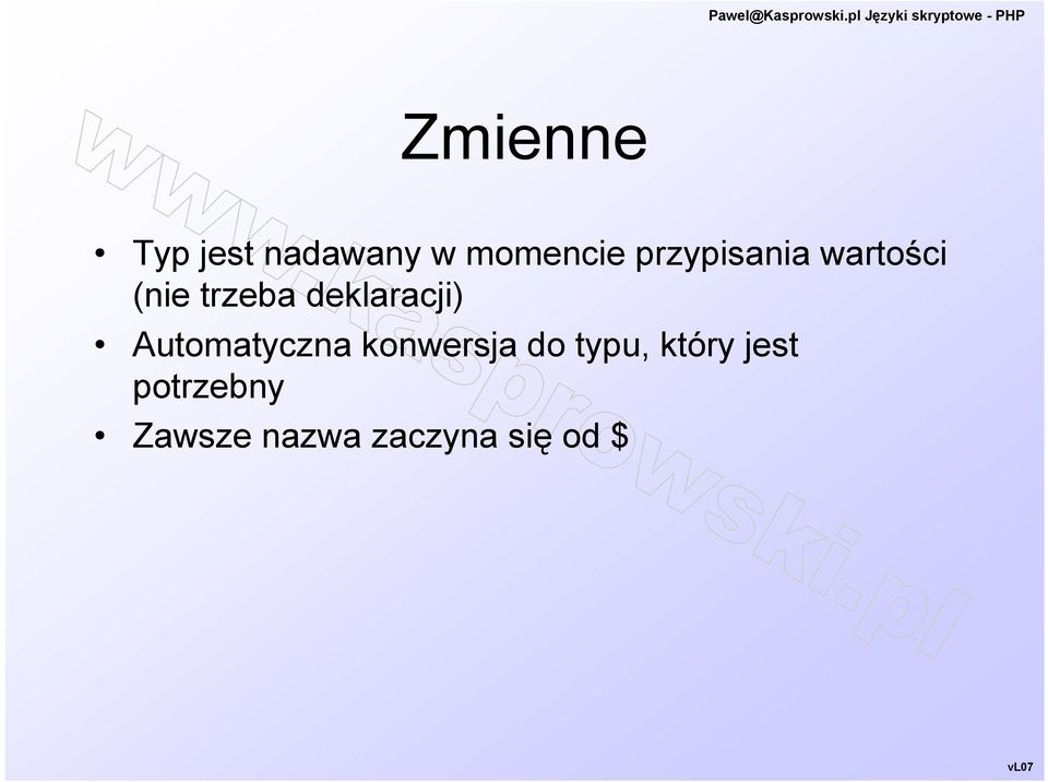 deklaracji) Automatyczna konwersja do