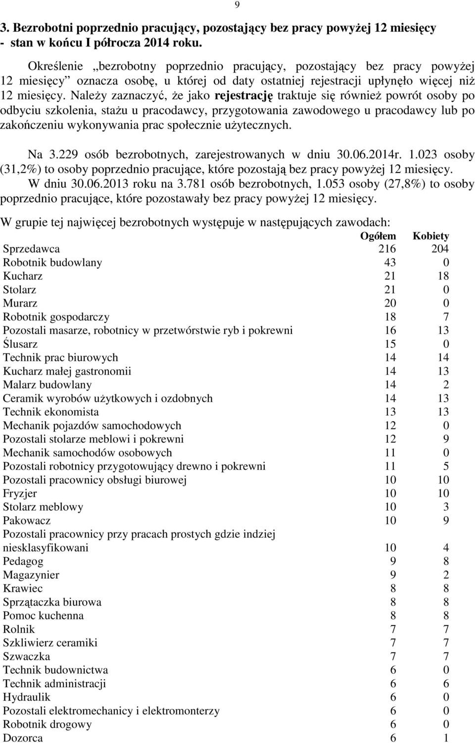 Należy zaznaczyć, że jako rejestrację traktuje się również powrót osoby po odbyciu szkolenia, stażu u pracodawcy, przygotowania zawodowego u pracodawcy lub po zakończeniu wykonywania prac społecznie