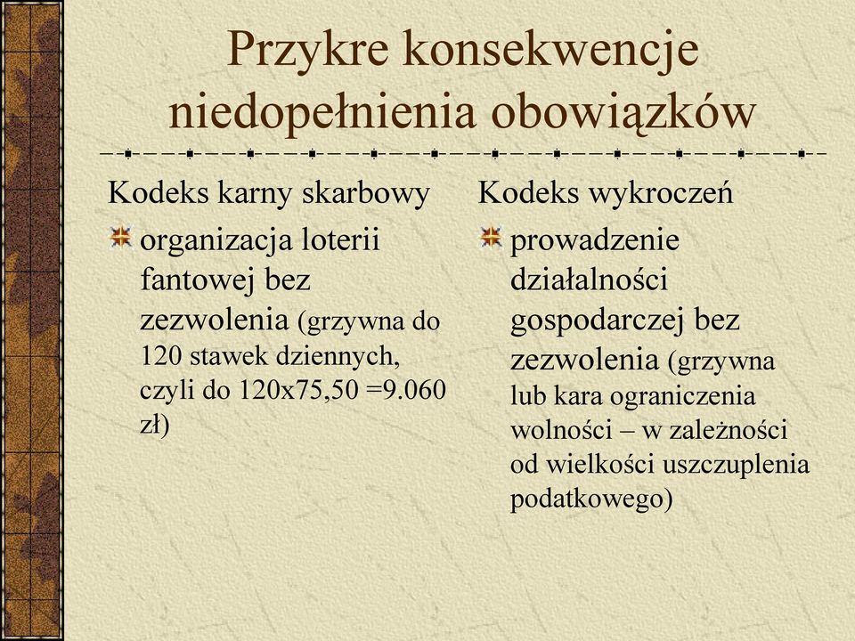 =9.060 zł) Kodeks wykroczeń prowadzenie działalności gospodarczej bez zezwolenia