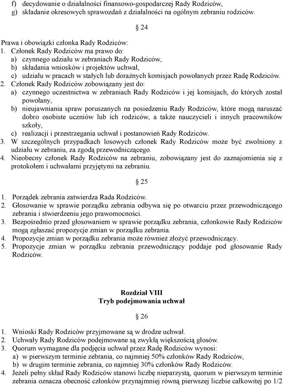 Radę Rodziców. 2.