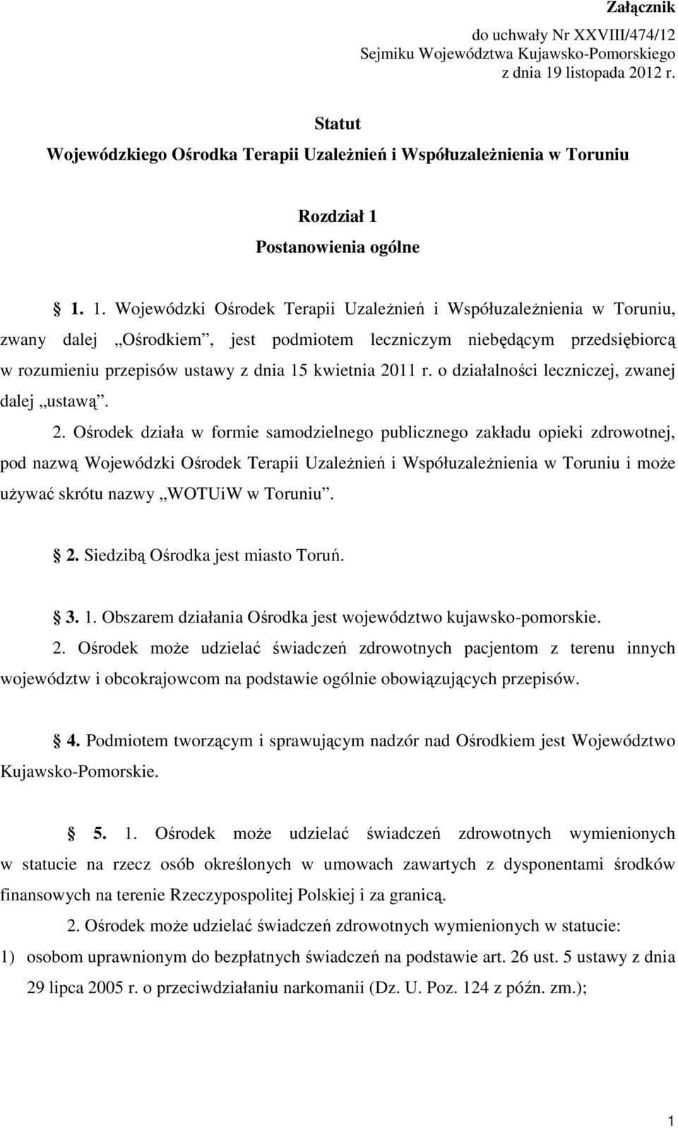 Postanowienia ogólne 1.