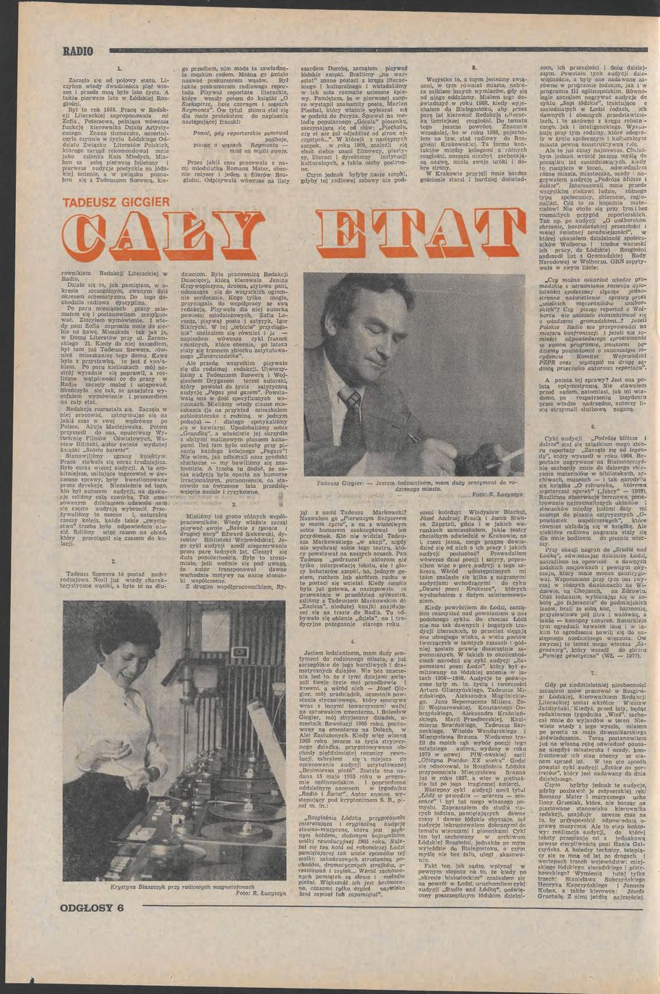 wała m Zofa Petersoa pełnąca ócas funkcję keronka DaŁu Artystycnego Z tłumacka ucestncyła cynne życu Łódkego Od Sekspre le carnym ąsach Reymonta" ó tytuł b<>ru stał sę dla mne pretekstem stępującej