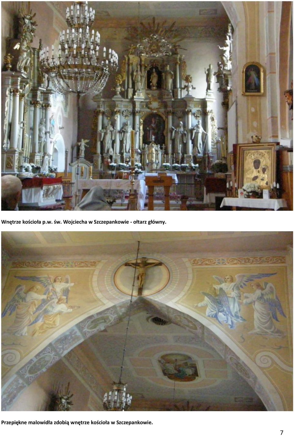 ołtarz główny.