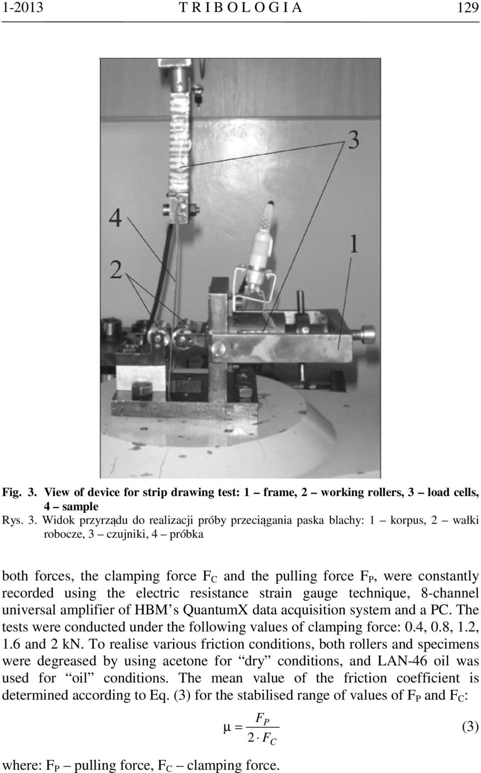 load cells, 4 sample Rys. 3.