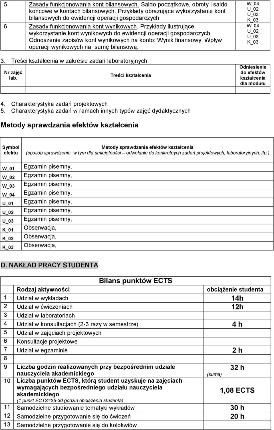 Przykłady ilustrujące wykorzystanie kont wynikowych do ewidencji operacji gospodarczych. Odnoszenie zapisów kont wynikowych na konto: Wynik finansowy. Wpływ operacji wynikowych na sumę bilansową. 3.