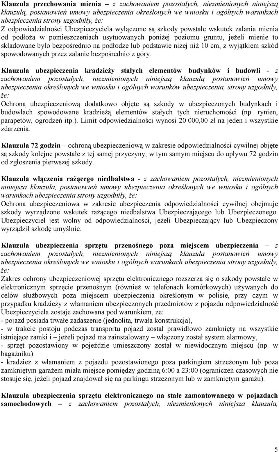 bezpośrednio z góry.