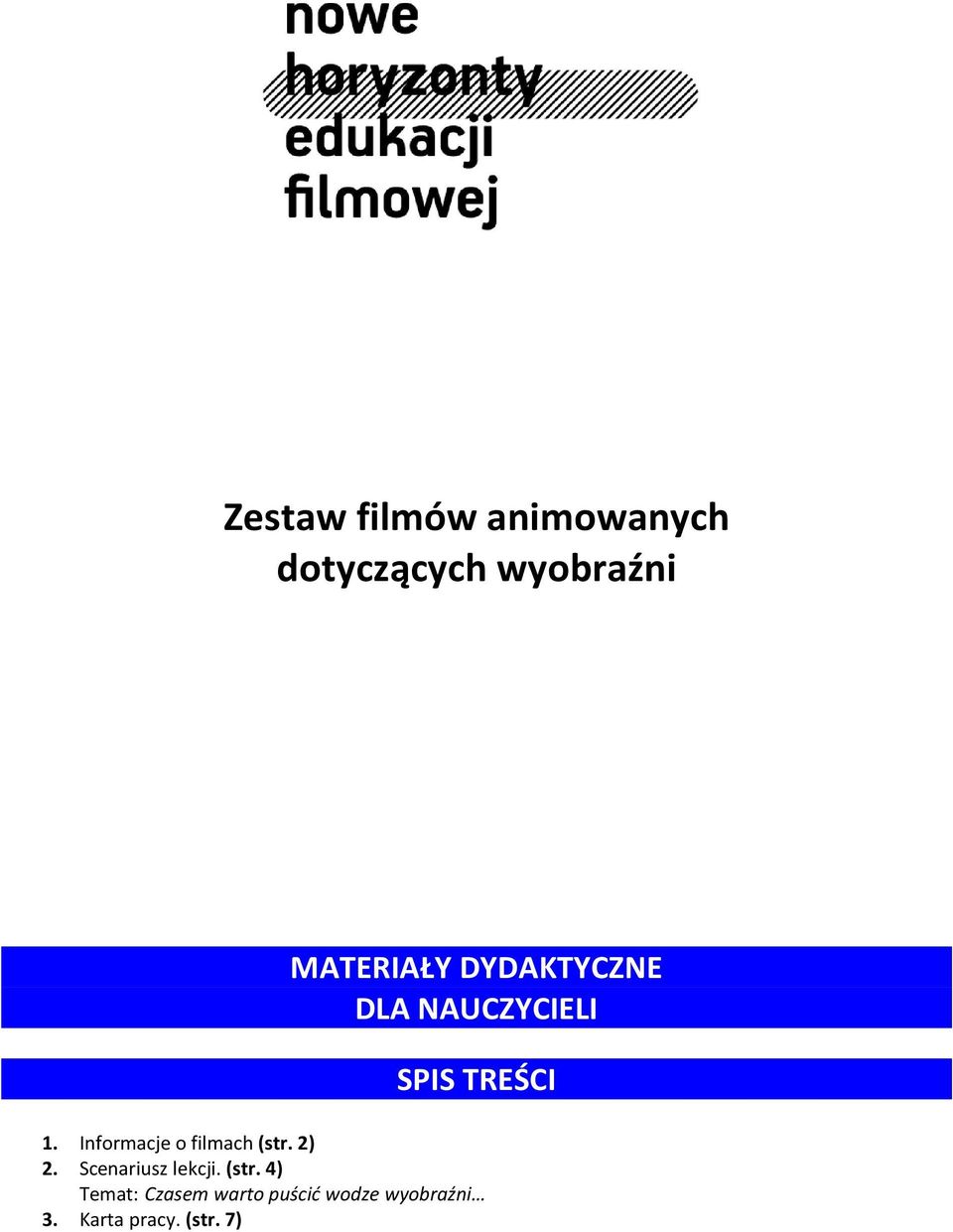Informacje o filmach (str.