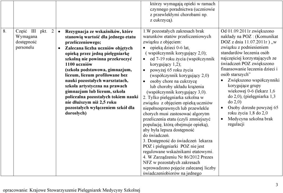 (szkoła podstawowa, gimnazjum, liceum, liceum profilowane bez nauki pozostałych warsztatach, szkoła artystyczna na prawach gimnazjum lub liceum, szkoła policealna pozostałych tokiem nauki nie