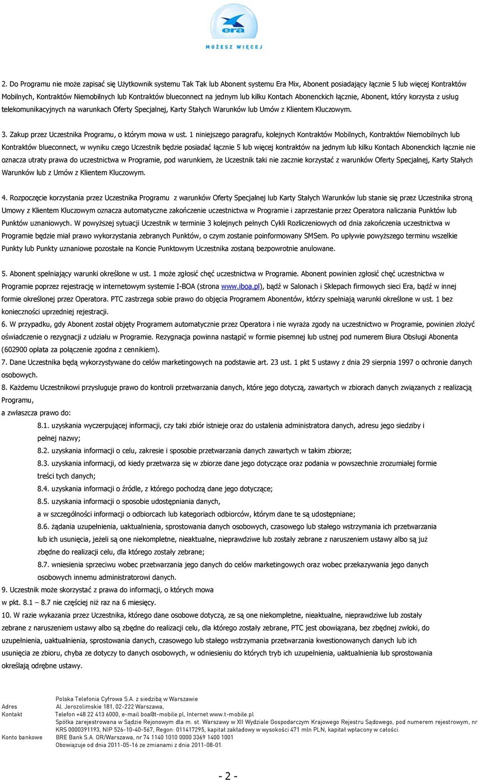 3. Zakup przez Uczestnika Programu, o którym mowa w ust.
