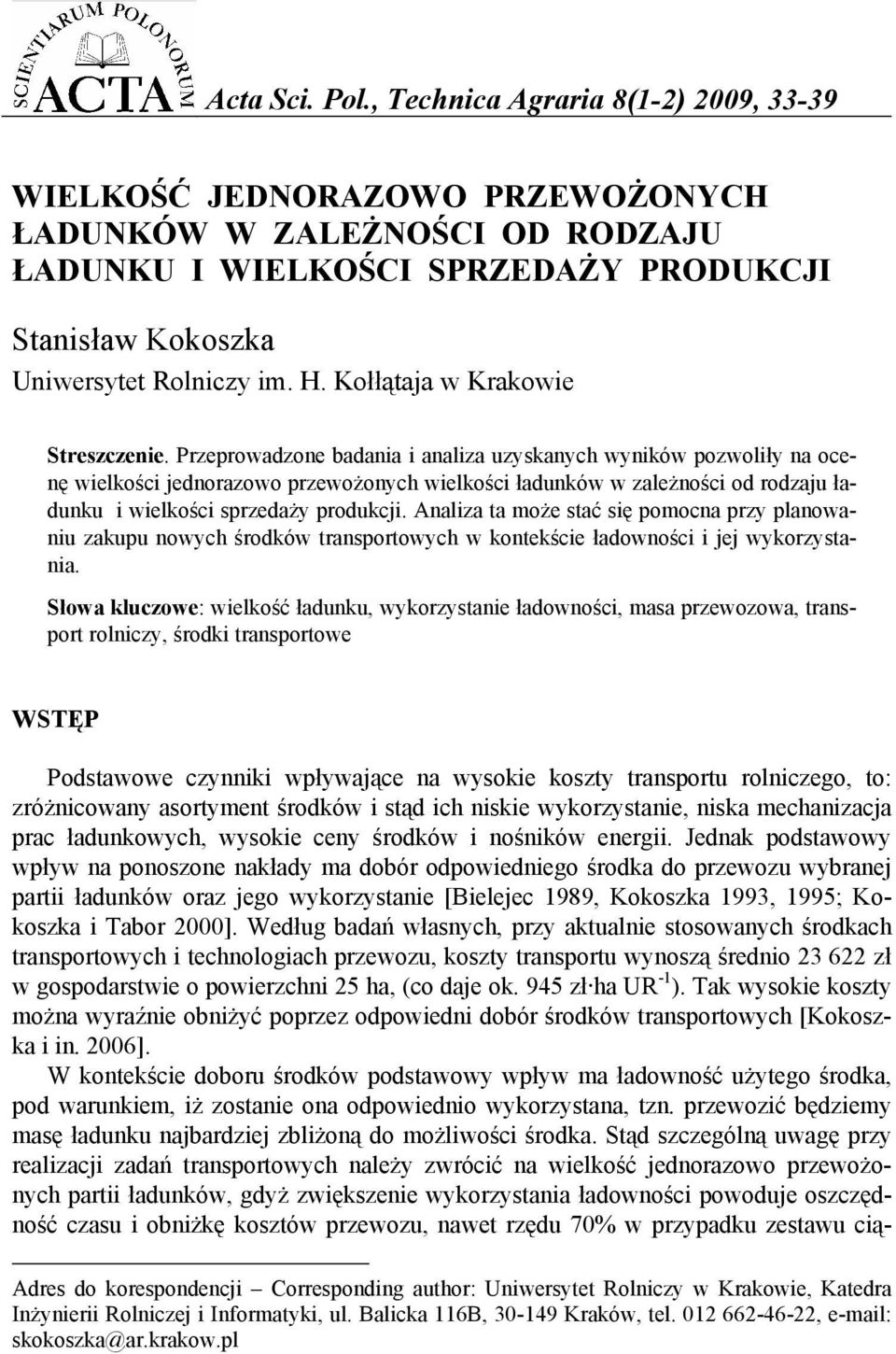 Kołłątaja w Krakowie Streszczenie.