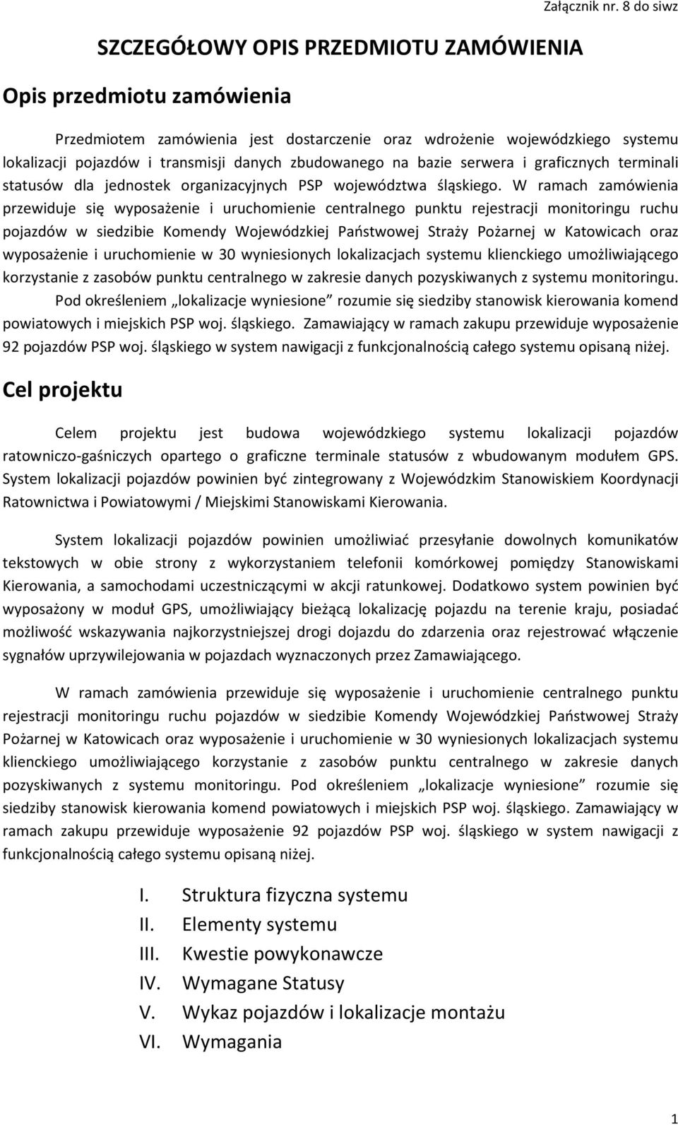 jednostek organizacyjnych PSP województwa śląskiego.