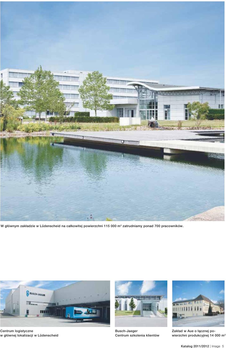 Centrum logistyczne w głównej lokalizacji w Lüdenscheid Busch-Jaeger