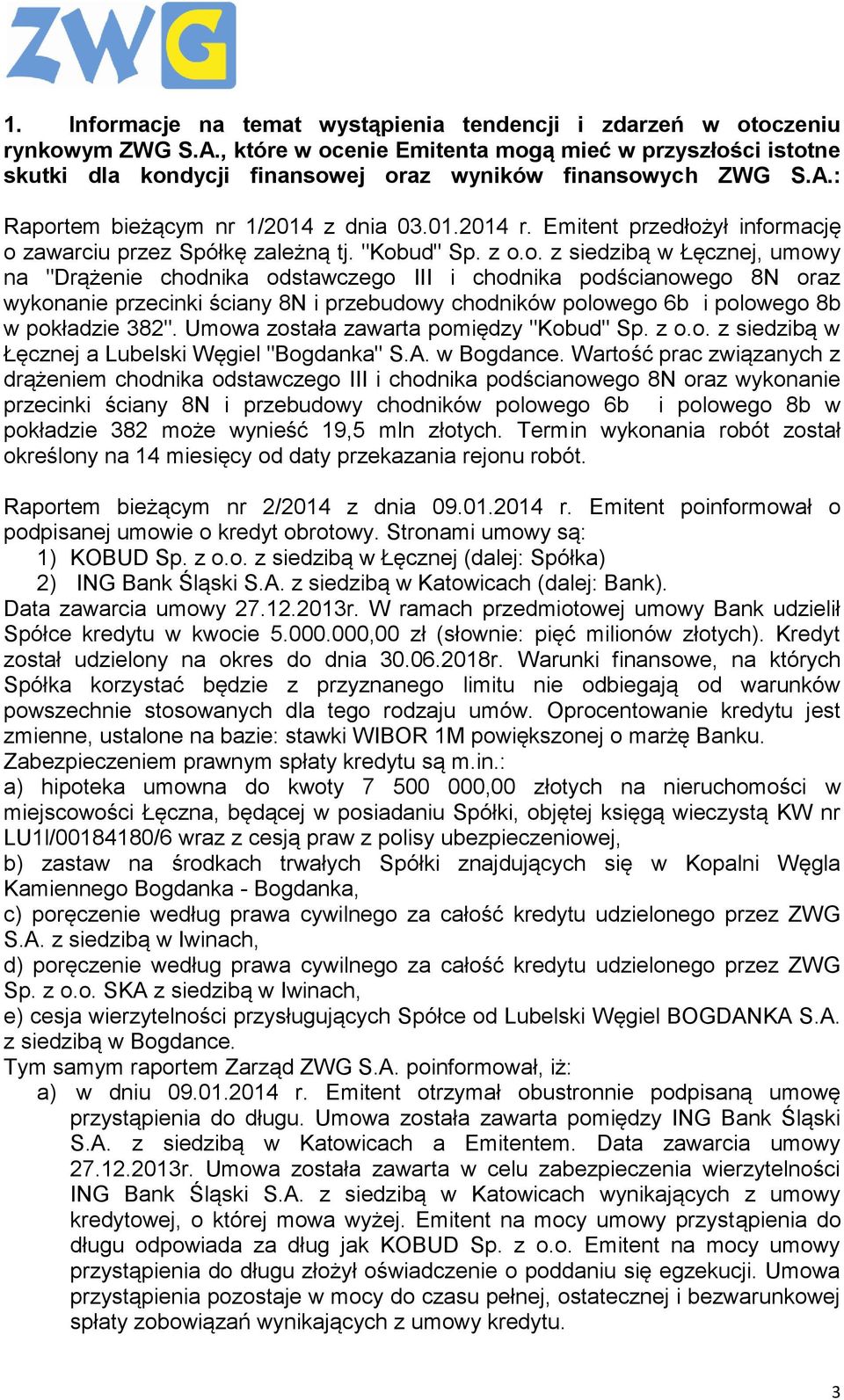 Emitent przedłoż