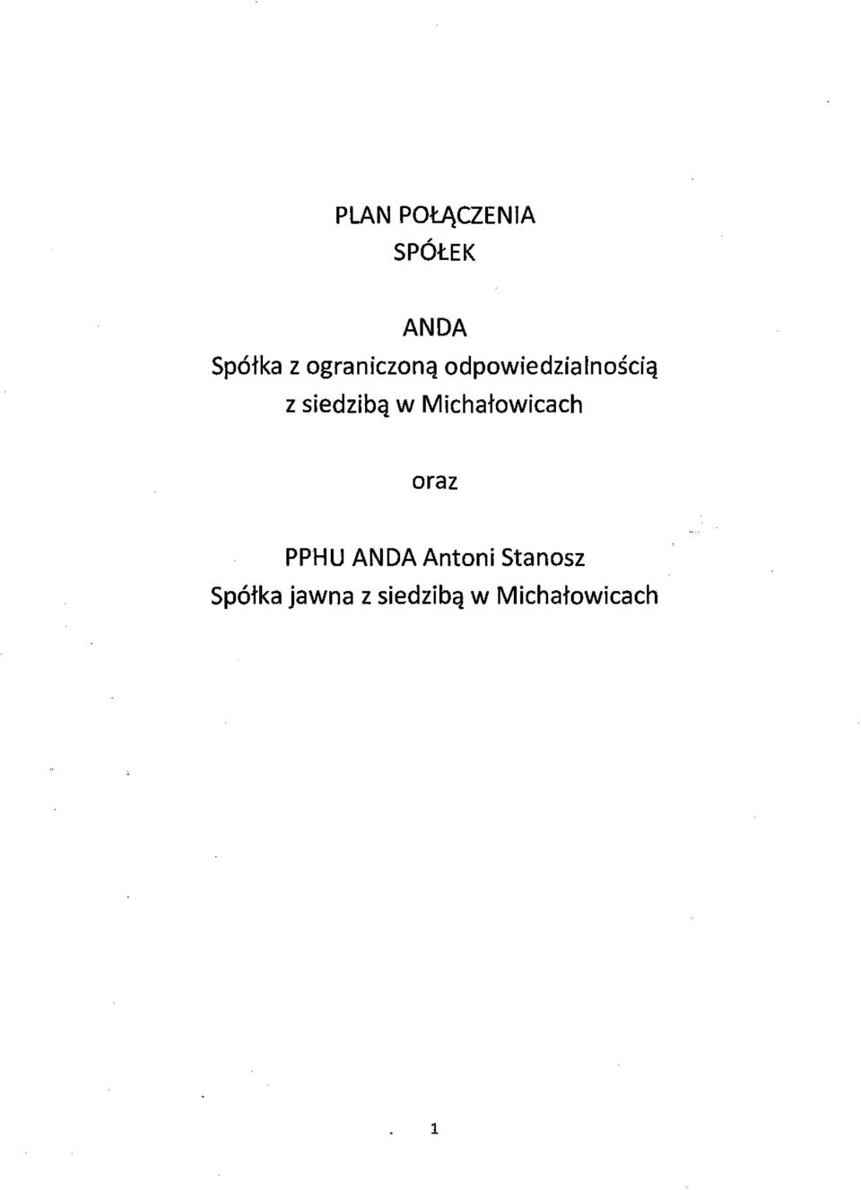 ą w Micha łowicach oraz PPHU ANDA Antoni