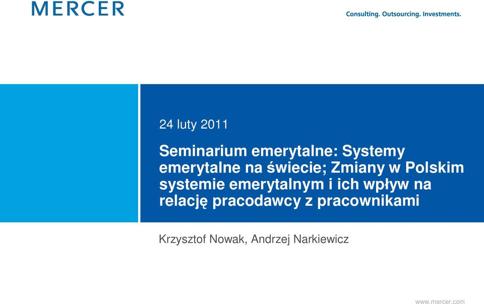 emerytalnym i ich wp yw na relacj pracodawcy z