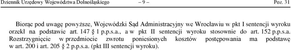 orzekł na 