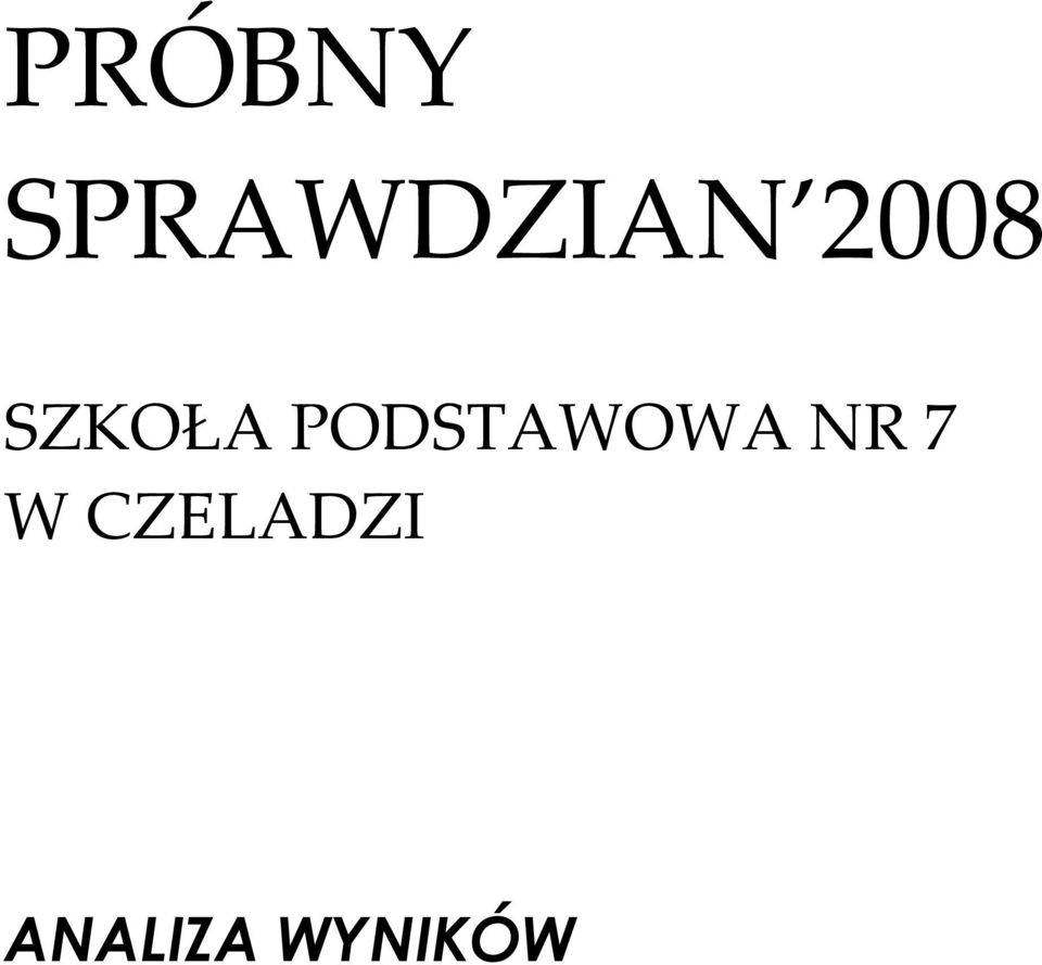 PODSTAWOWA NR 7 W