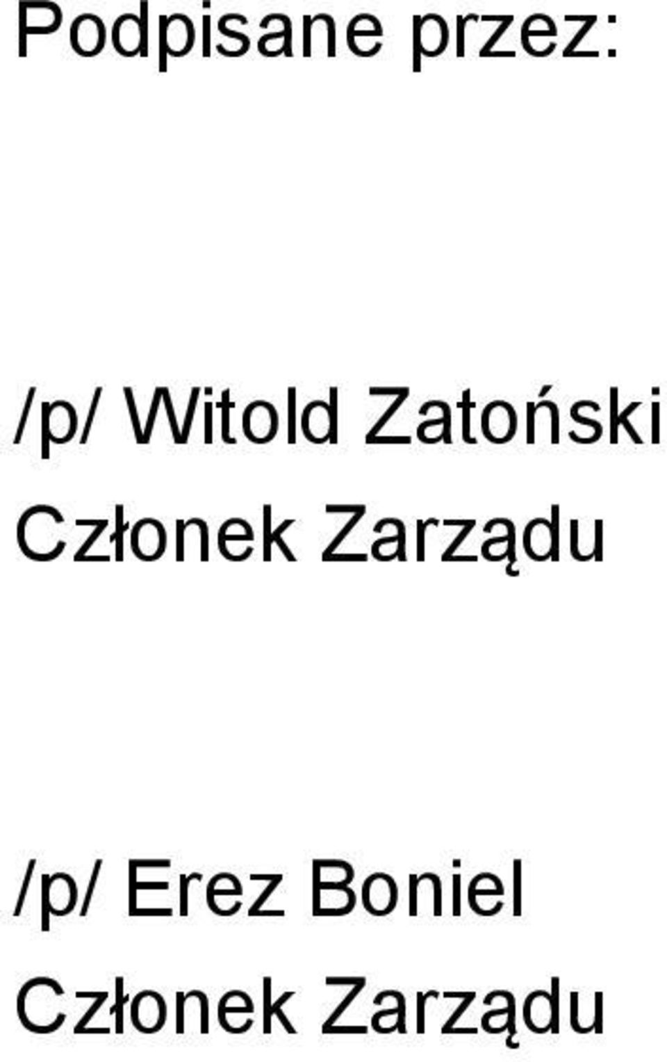 Członek Zarządu /p/