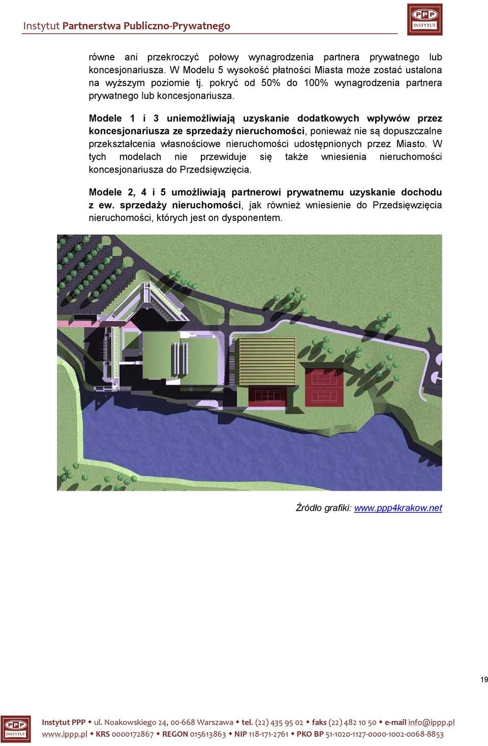 Modele 1 i 3 uniemożliwiają uzyskanie dodatkowych wpływów przez koncesjonariusza ze sprzedaży nieruchomości, ponieważ nie są dopuszczalne przekształcenia własnościowe nieruchomości
