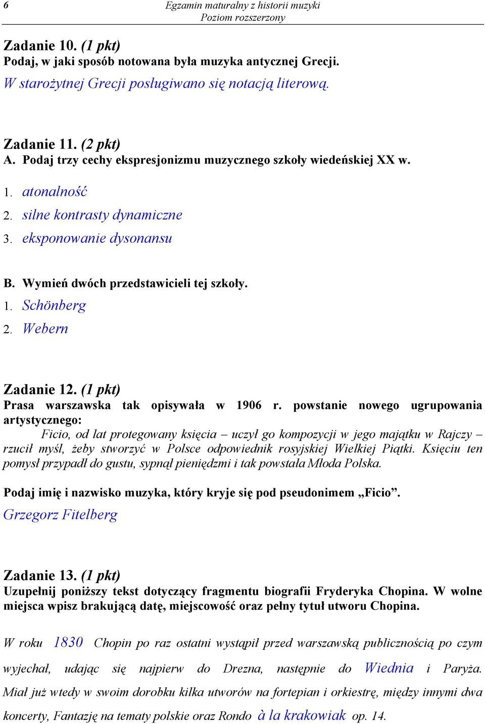 Webern Zadanie 12. (1 pkt) Prasa warszawska tak opisywała w 1906 r.