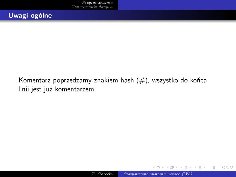 hash(#), wszystko do