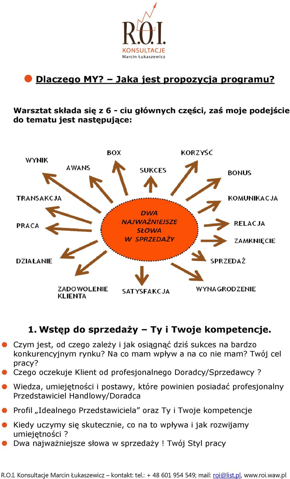 Twój cel pracy? Czego oczekuje Klient od profesjonalnego Doradcy/Sprzedawcy?