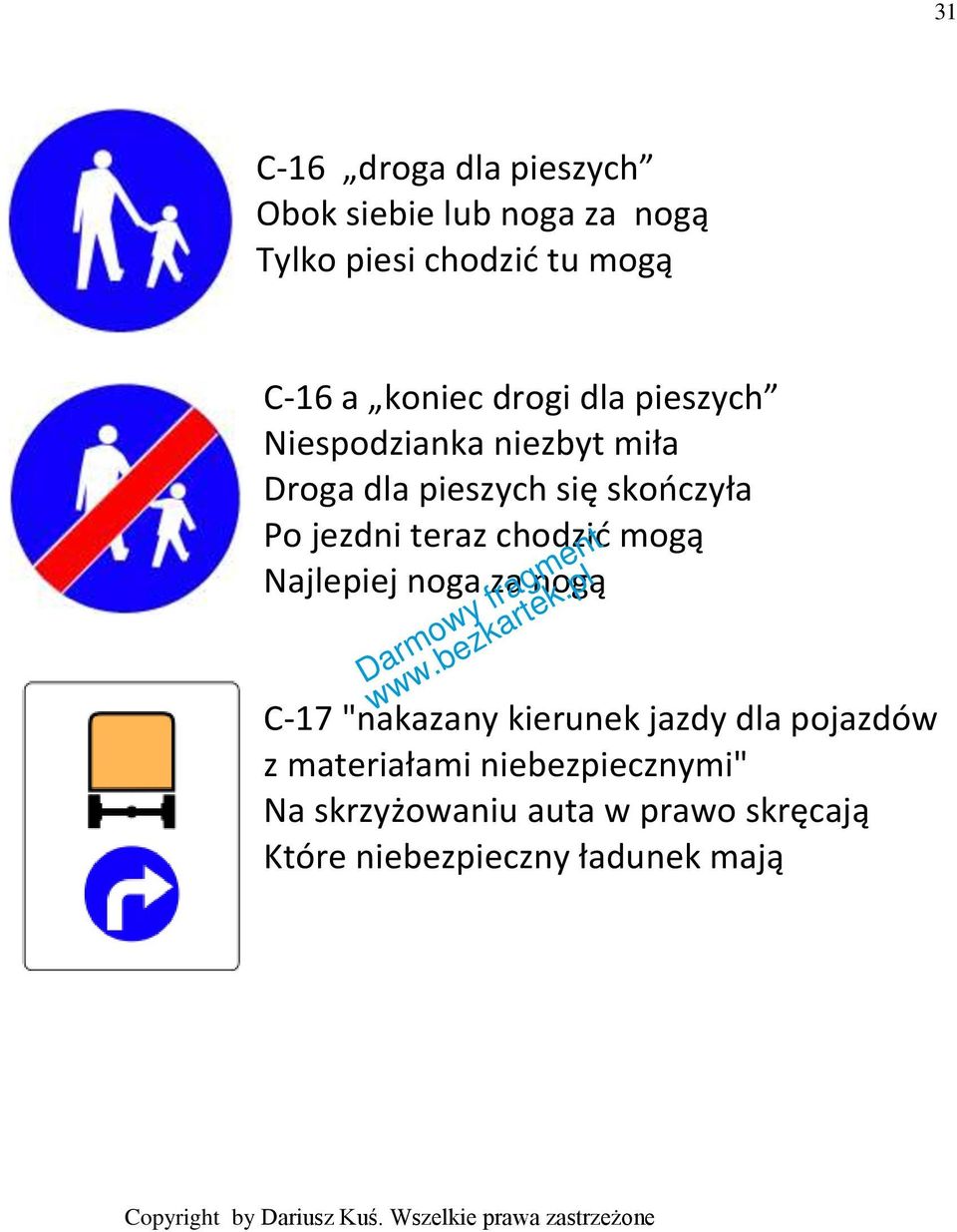 jezdni teraz chodzid mogą Najlepiej noga za nogą C-17 "nakazany kierunek jazdy dla pojazdów z