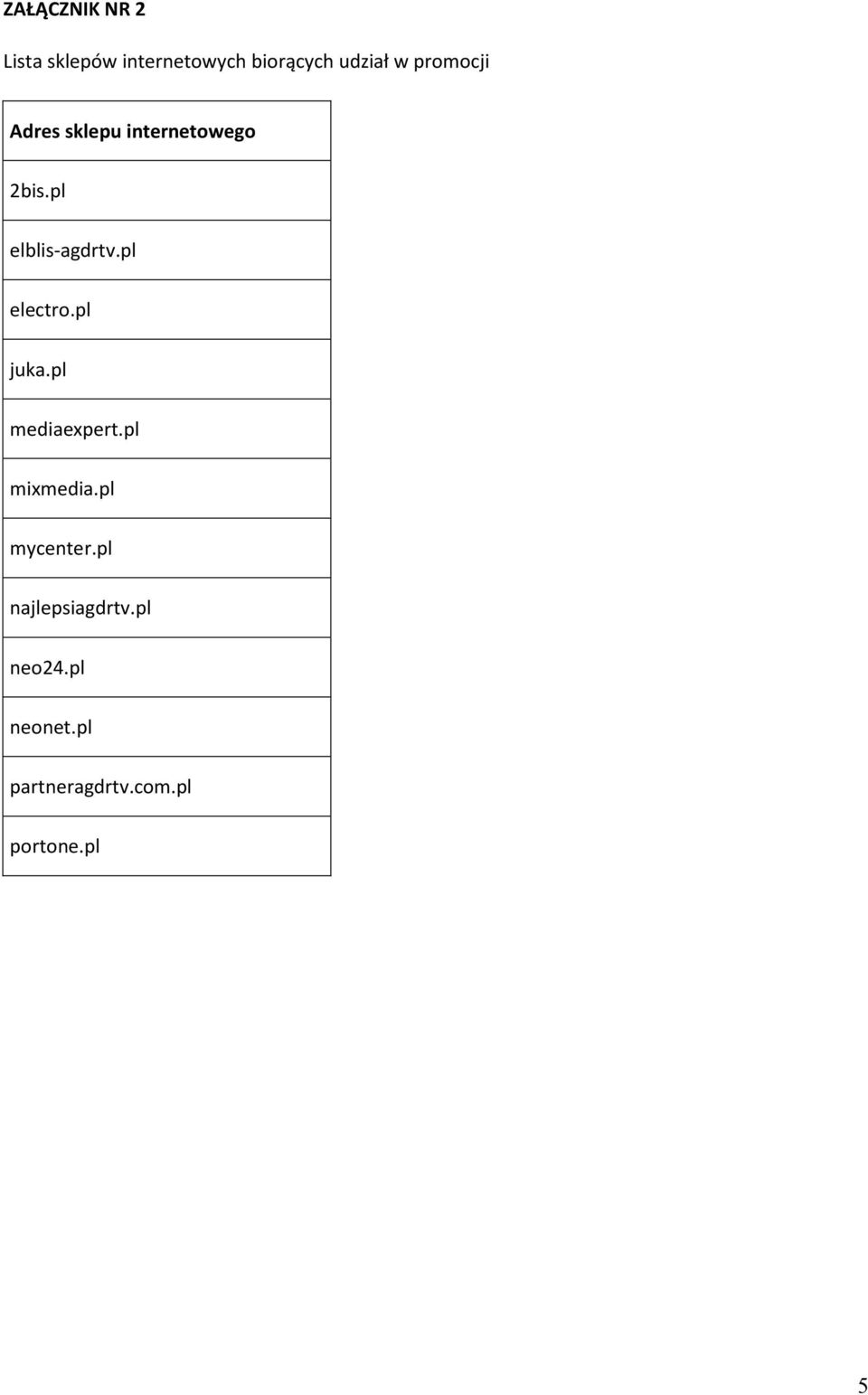 pl electro.pl juka.pl mediaexpert.pl mixmedia.pl mycenter.