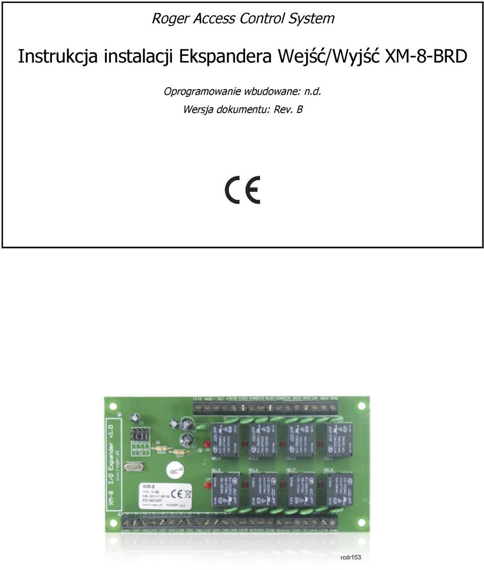 Wejść/Wyjść XM-8-BRD