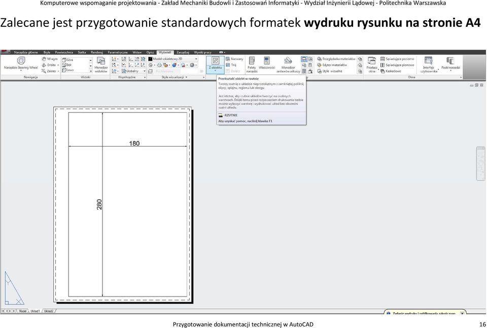 rysunku na stronie A4