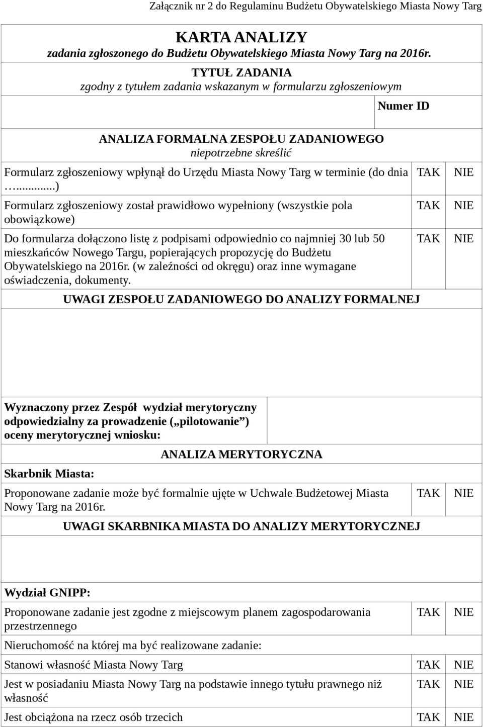 Targ w terminie (do dnia.