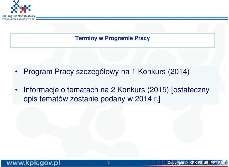 tematach na 2 Konkurs (2015) [ostateczny opis