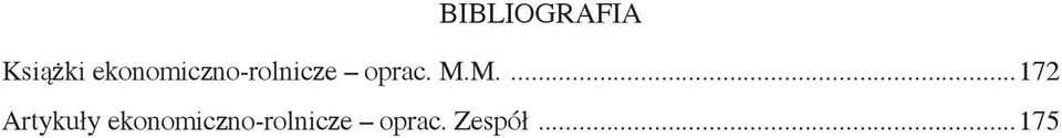 M.M.... 172 Artykuły  Zespół.