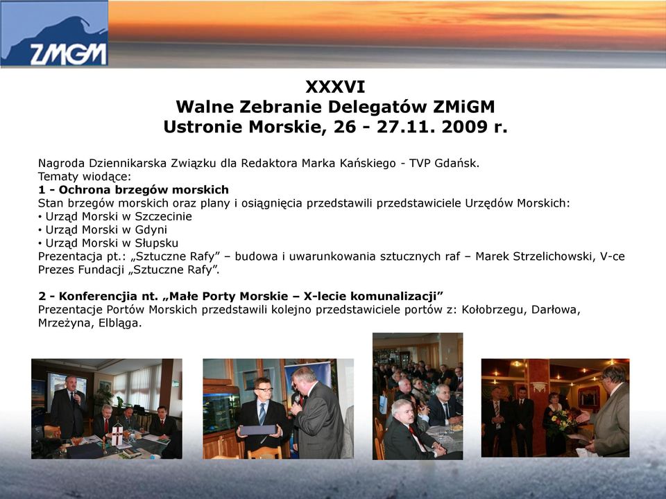 Urząd Morski w Gdyni Urząd Morski w Słupsku Prezentacja pt.