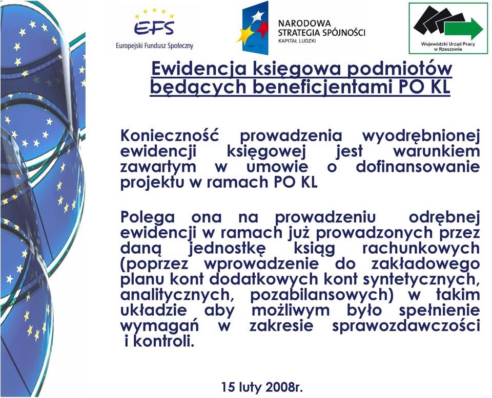 przez daną jednostkę ksiąg rachunkowych (poprzez wprowadzenie do zakładowego planu kont dodatkowych kont syntetycznych,