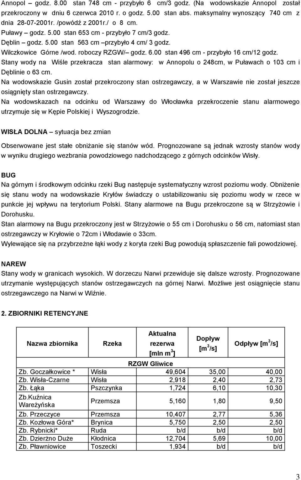 Stany wody na Wiśle przekracza stan alarmowy: w Annopolu o 248cm, w Puławach o 103 cm i Dęblinie o 63 cm.