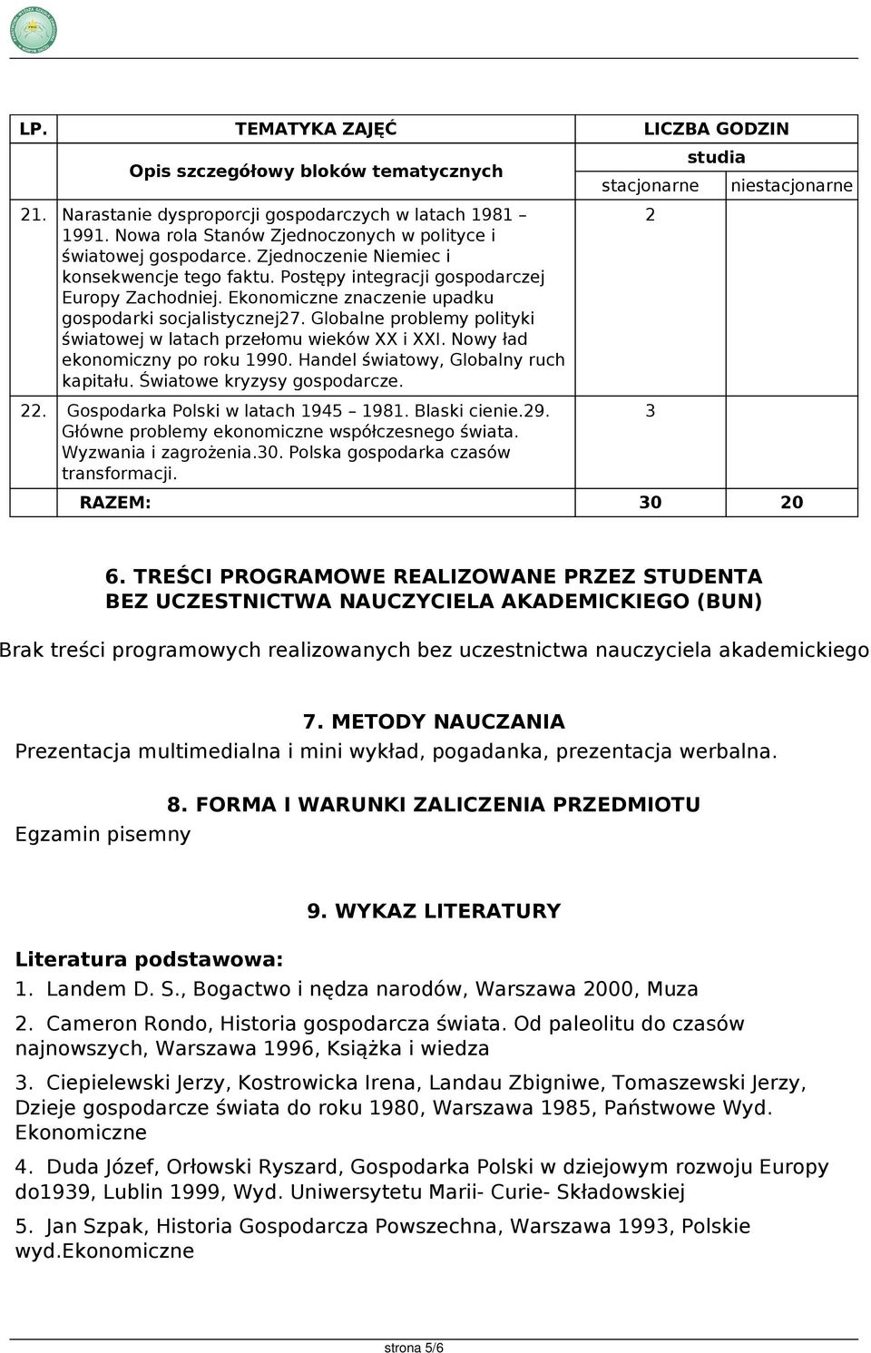 Globalne problemy polityki światowej w latach przełomu wieków XX i XXI. Nowy ład ekonomiczny po roku 1990. Handel światowy, Globalny ruch kapitału. Światowe kryzysy gospodarcze. 2 22.