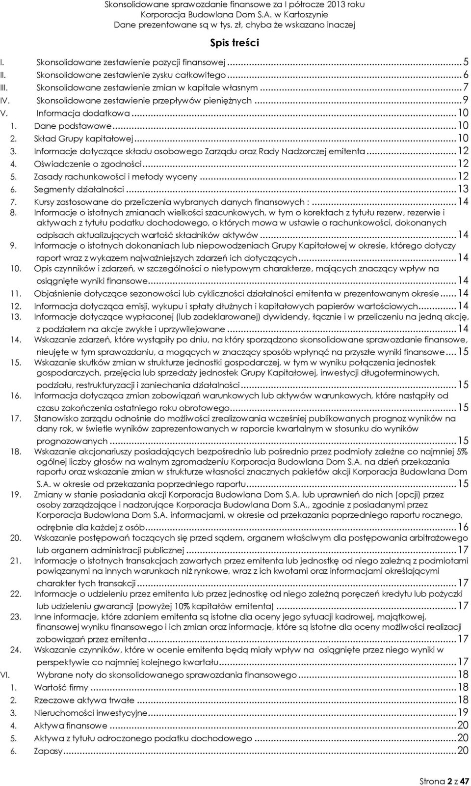 .. 10 1. Dane podstawowe... 10 2. Skład Grupy kapitałowej... 10 3. Informacje dotyczące składu osobowego Zarządu oraz Rady Nadzorczej emitenta... 12 4. Oświadczenie o zgodności... 12 5.