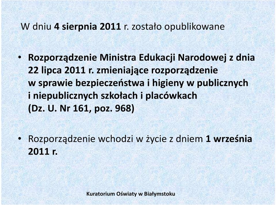 lipca 2011 r.