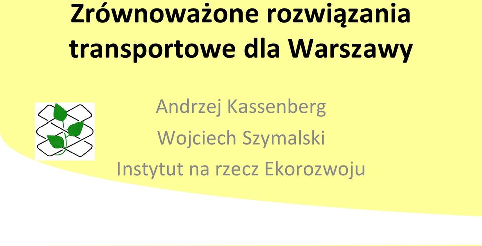 Andrzej Kassenberg Wojciech