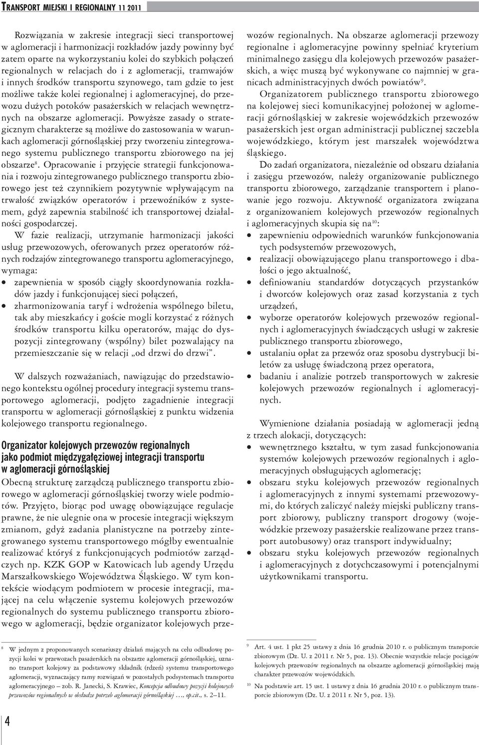 obszarze aglomeracji.