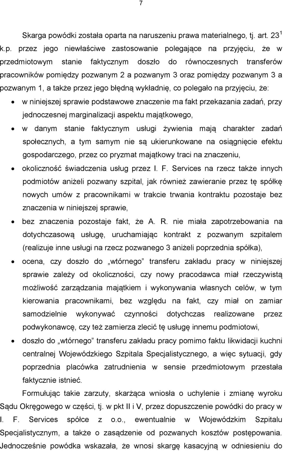 rta na naruszeniu pr