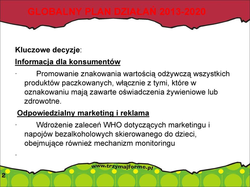 zawarte oświadczenia żywieniowe lub zdrowotne.