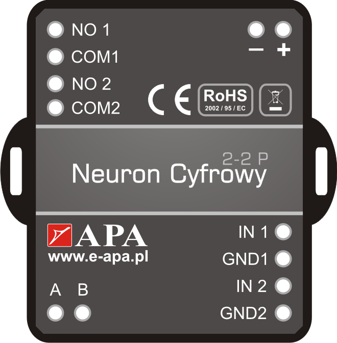 Strona 6 z 10 4 Parametry techniczne Funkcjonalność Interfejs komunikacyjny urządzenia zrealizowany poprzez magistralę RS485 Złącza wykonane są w postaci przewodów wyprowadzonych bezpośrednio z